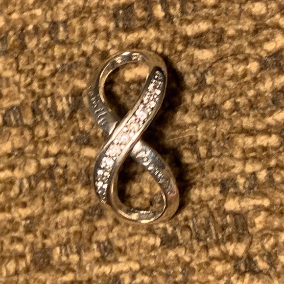 STERLING SILVER FAMILY INFINITY CHARM - Picture 4 of 6